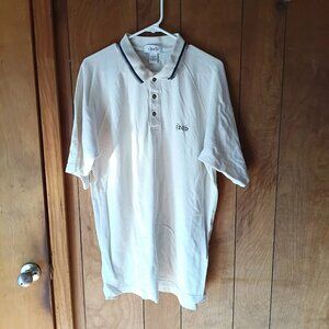 Izod Men’s White Polo Shirt XL 100% Cotton Short Sleeve Golf Casual Classic